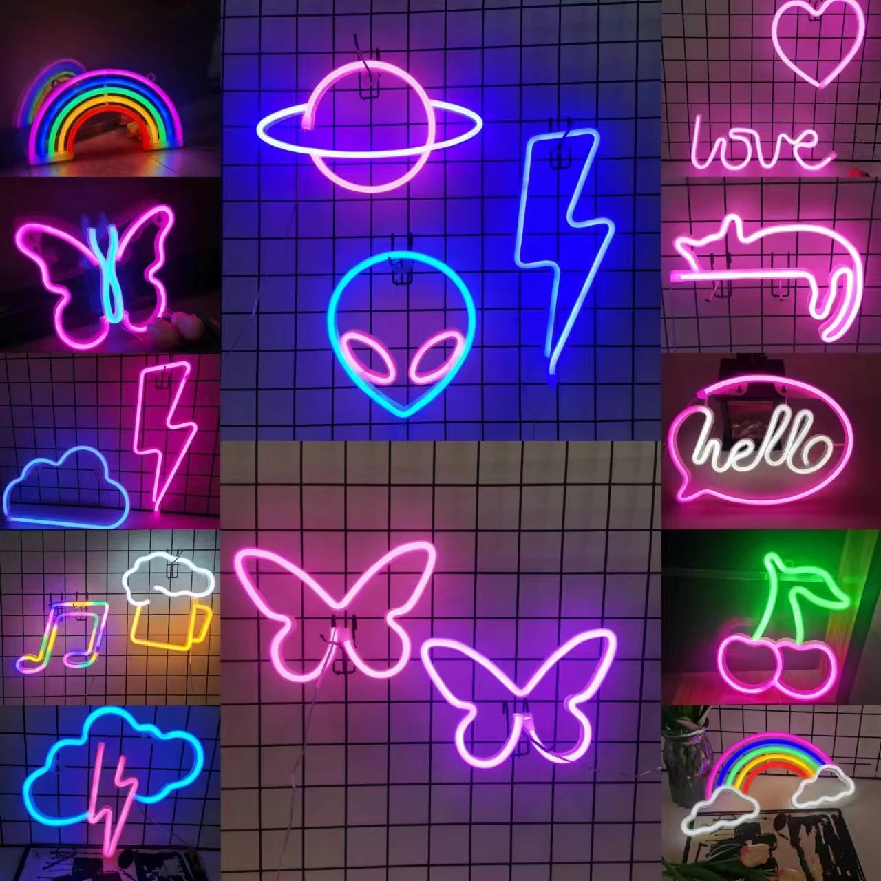 LED Neon Sign LED Neon Sign, USB/Battery for Bar, Bedroom, Game Room, Wedding Party, Wall Decoration, Christmas gift for Wall Decor, USB, Battery for Bar, Bedroom, Game Room